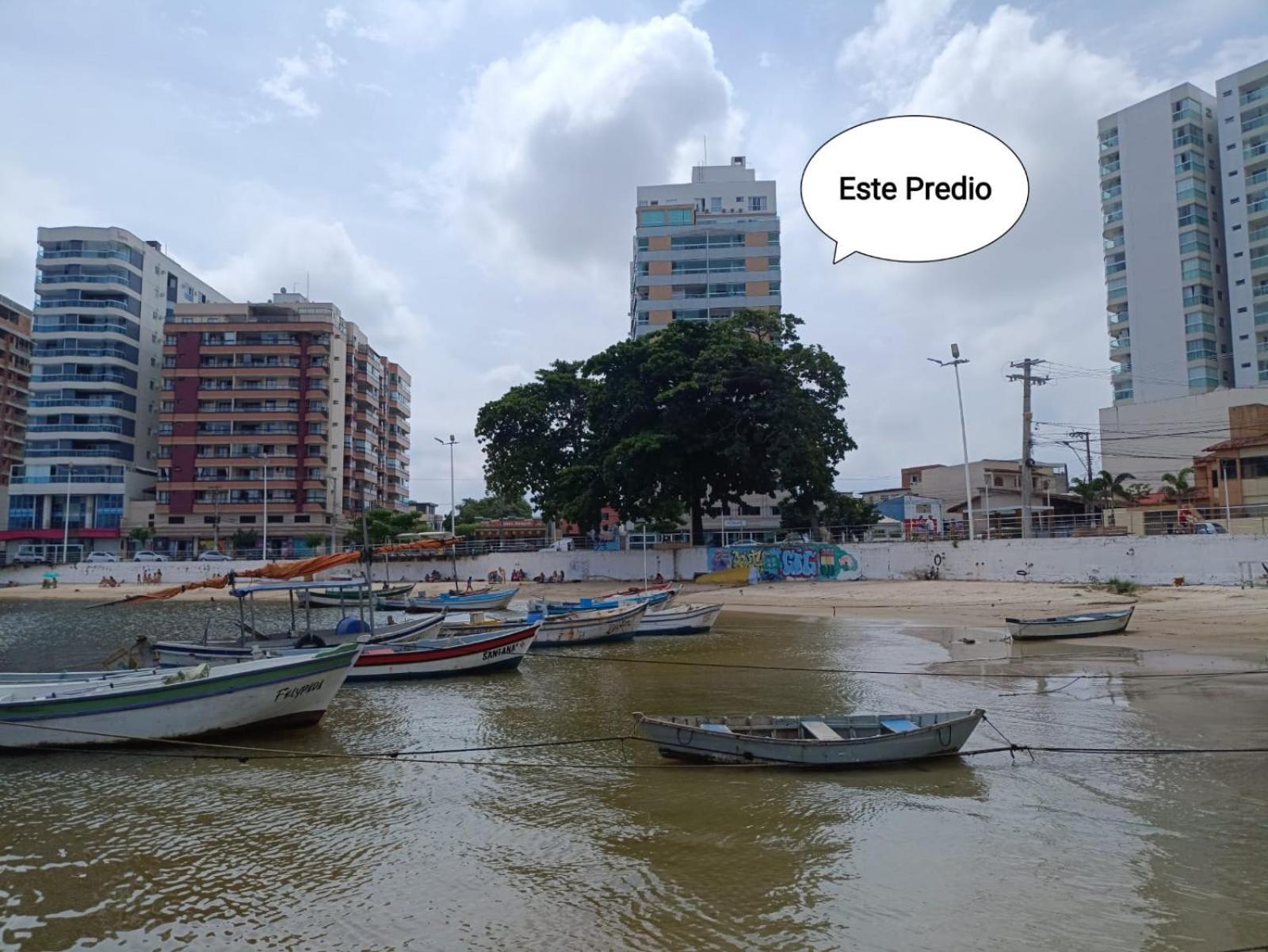 Apartamento Pe Na Areia, Wi-Fi E Garagem Privativa Inicio Da Praia Do Morro Guarapari Eksteriør billede